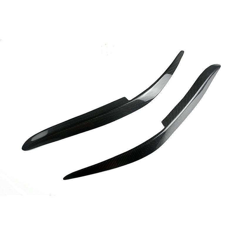Carbon Fiber Headlight Eyebrow Eyelids Stickers Trim Cover for Accord 1998-2002