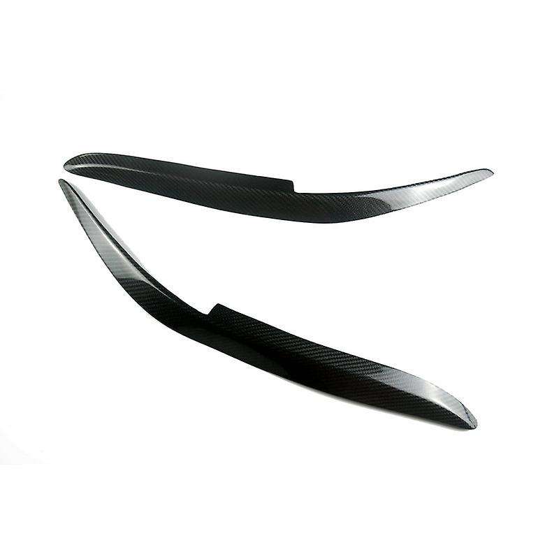 Carbon Fiber Headlight Eyebrow Eyelids Stickers Trim Cover for Accord 1998-2002