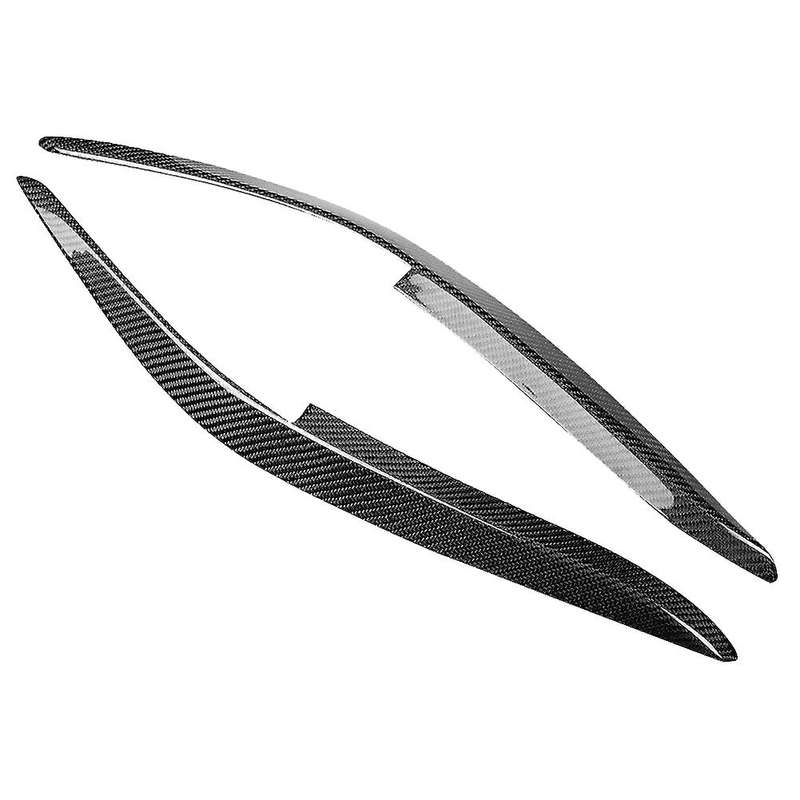 Carbon Fiber Headlight Eyebrows Eyelids Trim Sticker for Accord 98-02