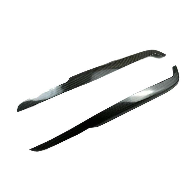 Carbon Fiber Headlight Eyebrows Eyelids Stickers Trim Cover Headlight Lid for 34Th 1997-2001