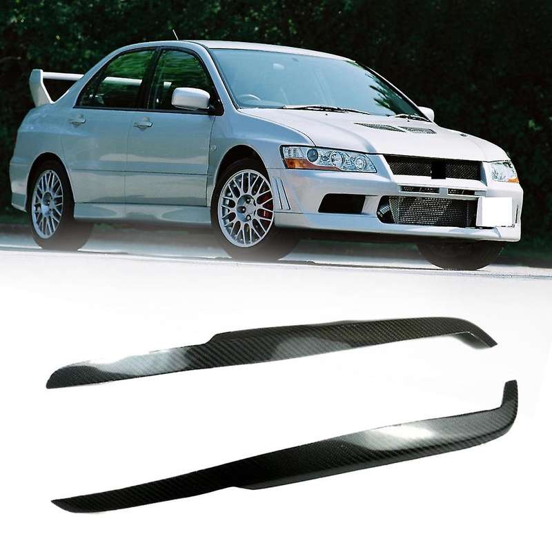 Carbon Fiber Headlight Eyebrows Eyelids Stickers Trim Cover Headlight Lid for 34Th 1997-2001