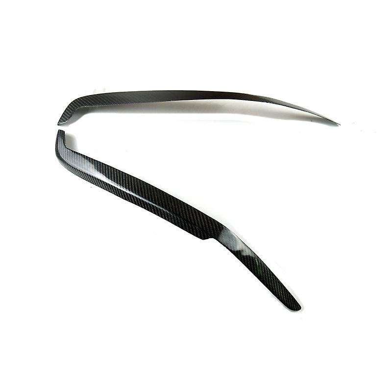 Carbon Fiber Headlight Eyebrows Eyelids Stickers Trim Cover Headlight Lid for 34Th 1997-2001