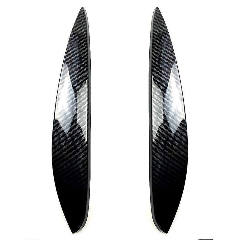 Carbon Fiber Headlight Eyelids Eyebrows for Smart 2014+ Car Sticker