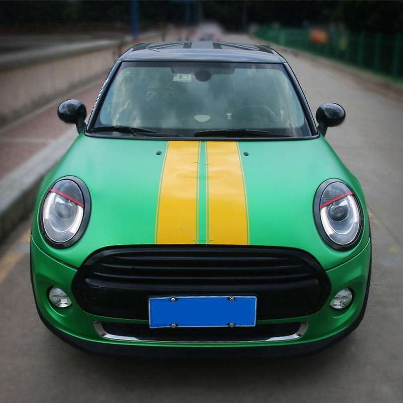 Carbon Fiber Headlights Eyebrows Eyelids Cover Eyelash Head Light Lamp Stickers for F54 F55 F56 F57