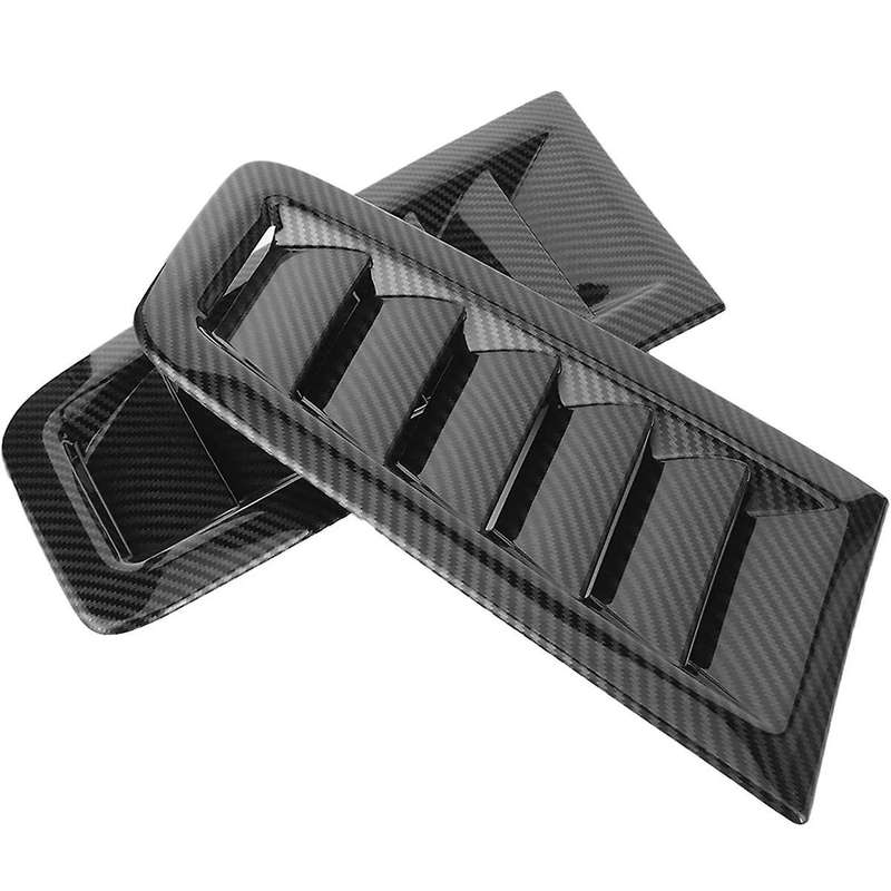 Carbon Fiber Hood Air Vent Grille for Focus Mk2 Bonnet Air Vent Hood Cover Air Vent Trim Panel