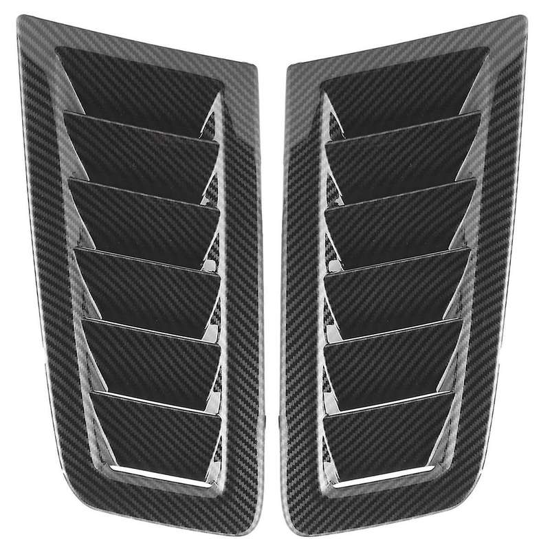 Carbon Fiber Hood Air Vent Grille for Focus Mk2 Bonnet Air Vent Hood Cover Air Vent Trim Panel