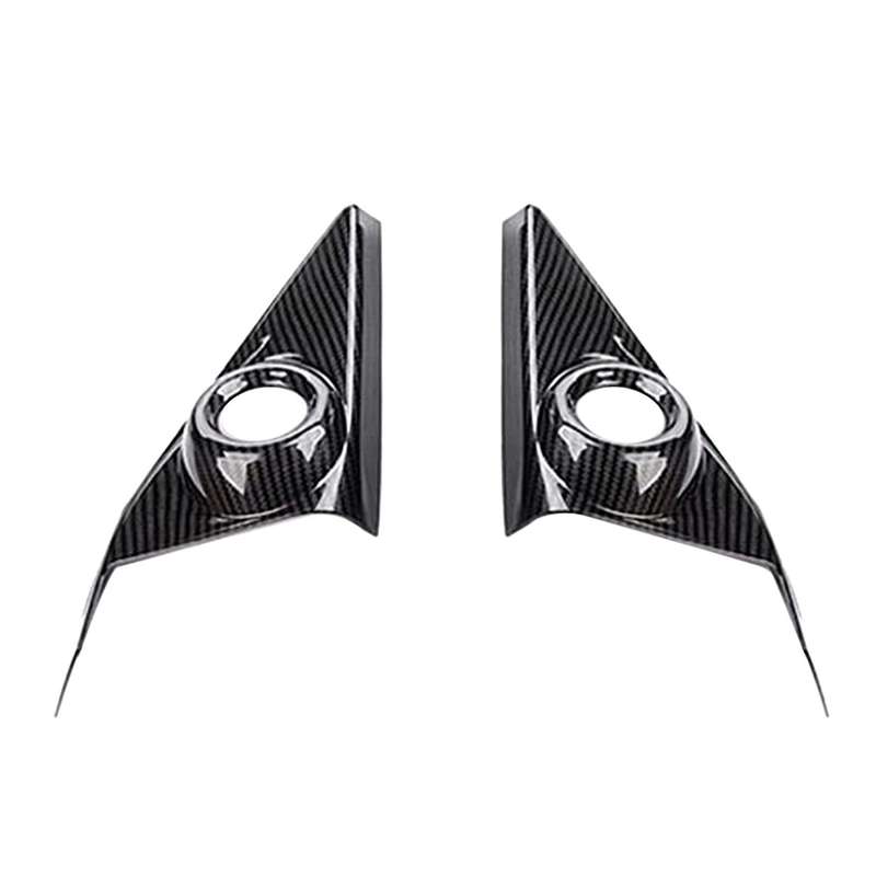 Carbon Fiber Inner Door A-Pillar Tweeter Frame Decorative Stickers for 10Th2017 2018 2019 2020