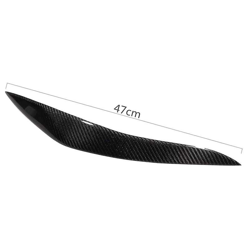 Carbon Fiber Headlights Eyebrow Eyelids Trim Cover HeadLamp Sticker for 5 Series F10 F18 520 523 525