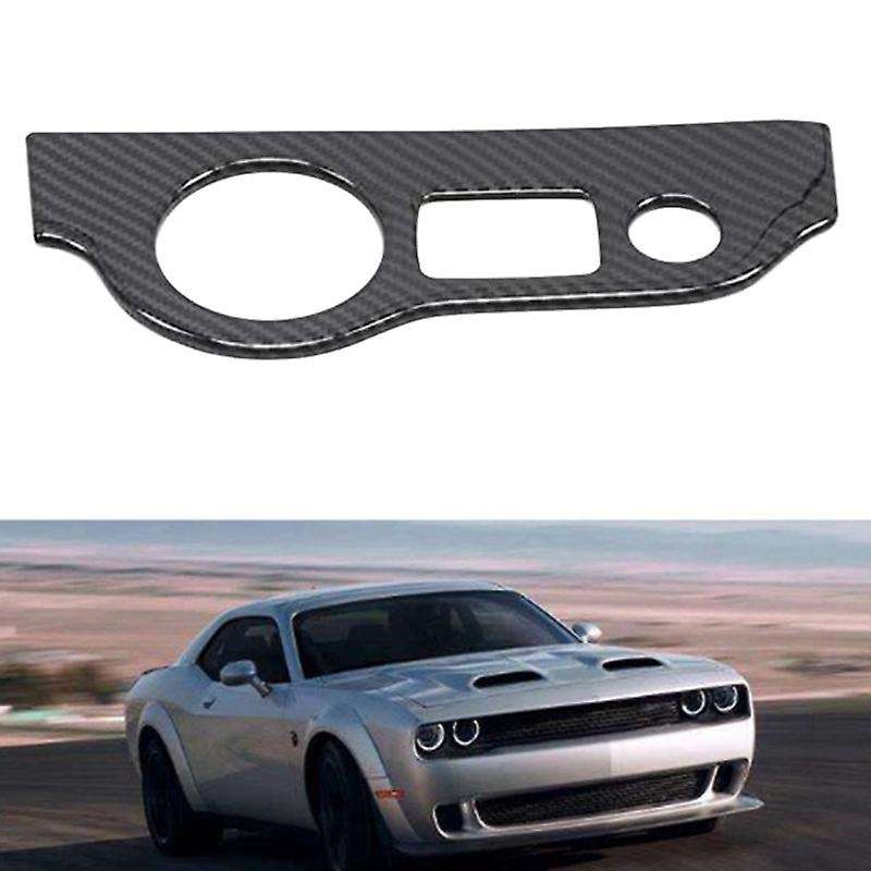 Carbon Fiber Headlight Switch Button Knob Trim for 2015-2020