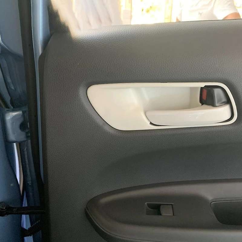 Carbon Fiber Inner Door Handle Bezel Trim Cover Suitable for JAZZ FIT 2020 2021 Accessories