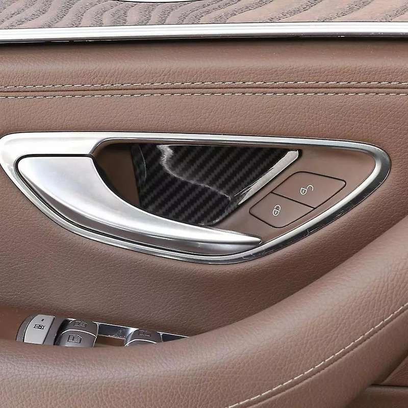 Carbon Fiber Inner Door Bowl Cover Panel for C Class W205 15-20 E GLC W213 X243 16-20
