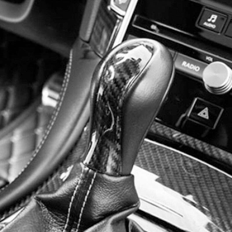 Carbon Fiber Inner Gear Shift Knob Cover Trim for Q50 Q50L Q60 2014-19