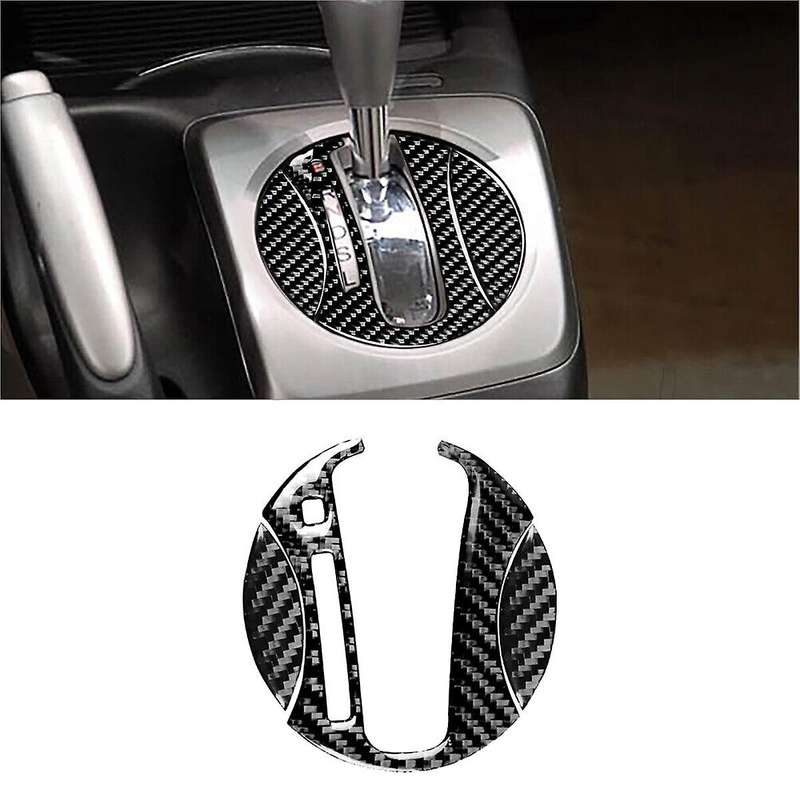 Carbon Fiber Interior Automatic Gear Shift Cover Trim for 8th 06-11
