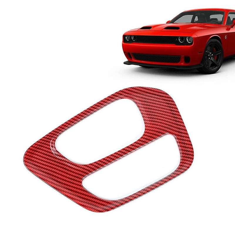 Carbon Fiber Interior Car Gear Shift Panel Decoration Cover Sticker for 2015-2020 Accessories
