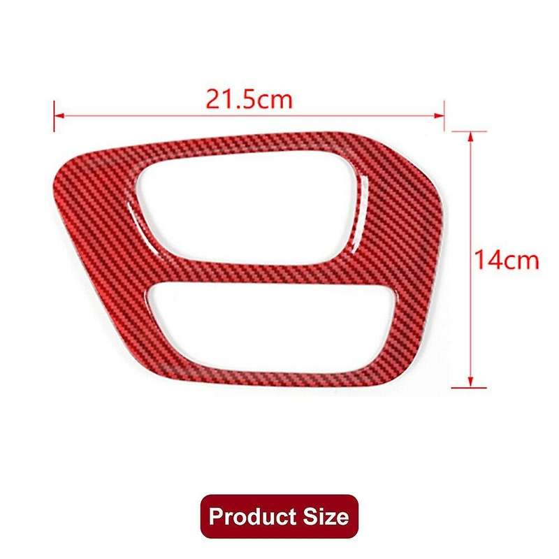 Carbon Fiber Interior Car Gear Shift Panel Decoration Cover Sticker for 2015-2020 Accessories