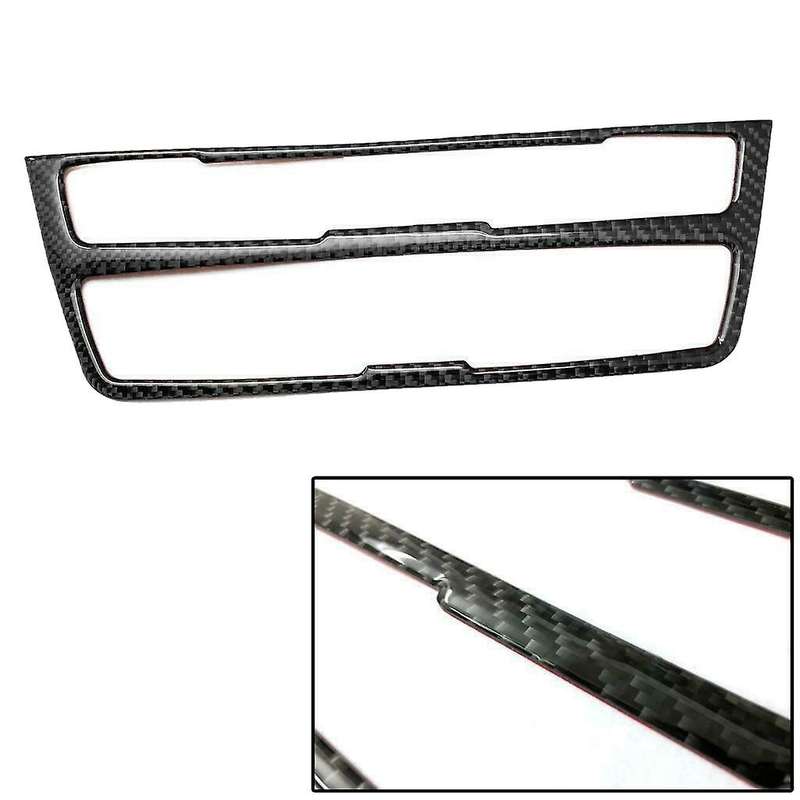 Carbon Fiber Interior Center Consoles AC/CD Panel Decoration Frame Trim for 3 4 Series GT F30 F32 F3