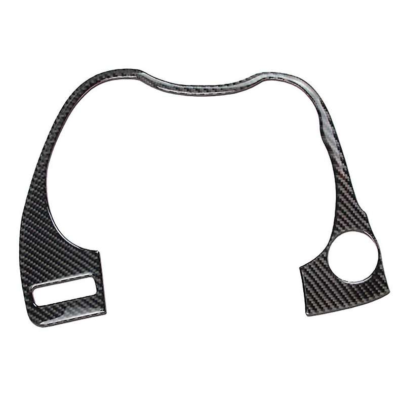 Carbon Fiber Interior Dashboard Frame Cover Trim for Q50 Q60 2014-2019 Car Front Instrument Decorati