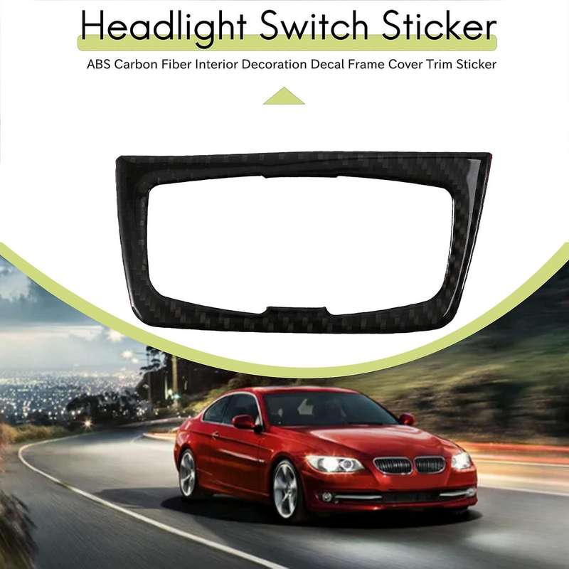 Carbon Fiber Interior Decoration Decal Frame Cover Trim Sticker for 3 Series F30 F31 F34 F35