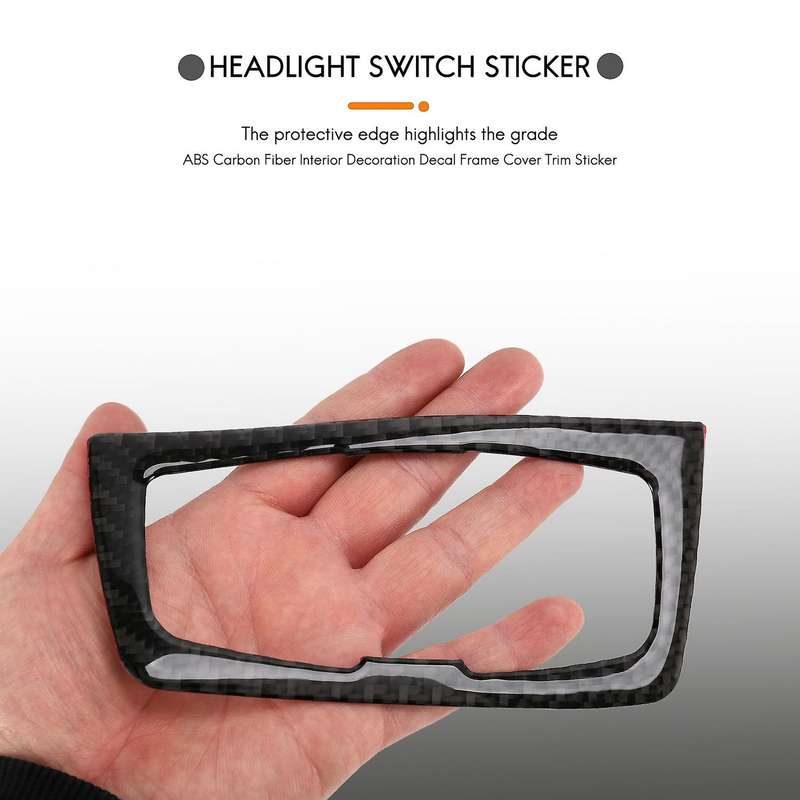 Carbon Fiber Interior Decoration Decal Frame Cover Trim Sticker for 3 Series F30 F31 F34 F35