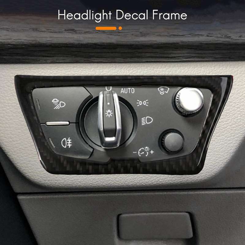 Carbon Fiber Interior Decoration Decal Frame Cover Trim Sticker for 3 Series F30 F31 F34 F35