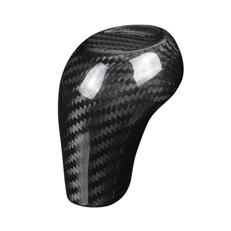 Carbon Fiber Interior Gear Head Shift Knob Cover Trim Stickers for 2016 2017 2018 2019