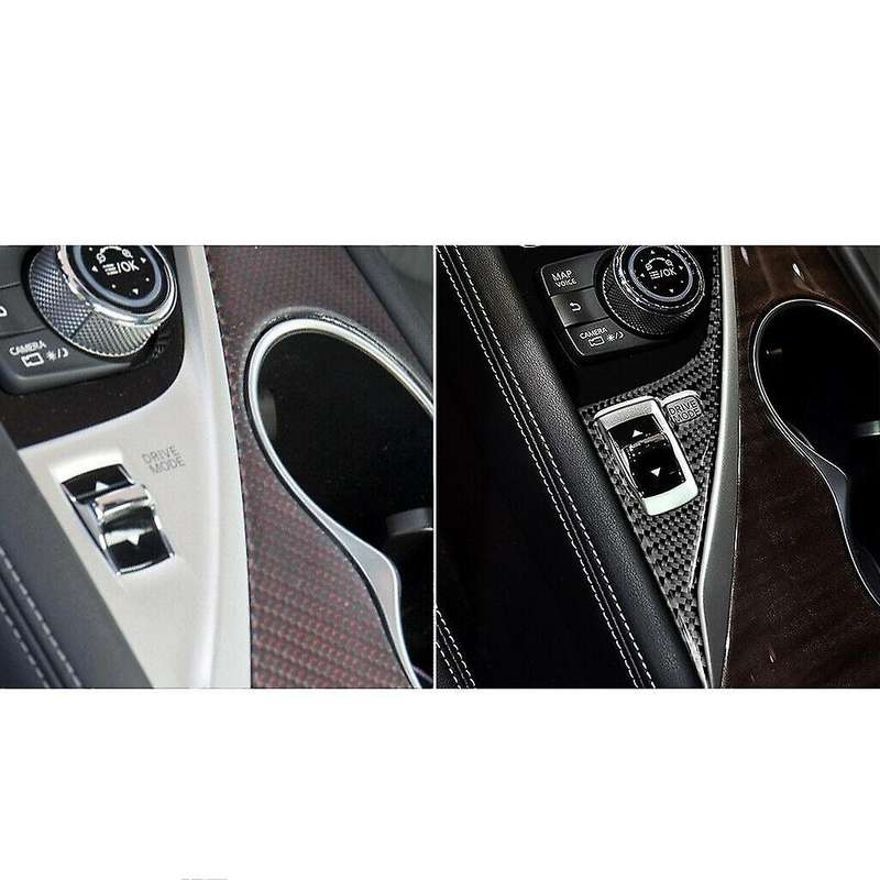 Carbon Fiber Interior Driver Panel Decor Trim Sticker for Q50 2014-2019