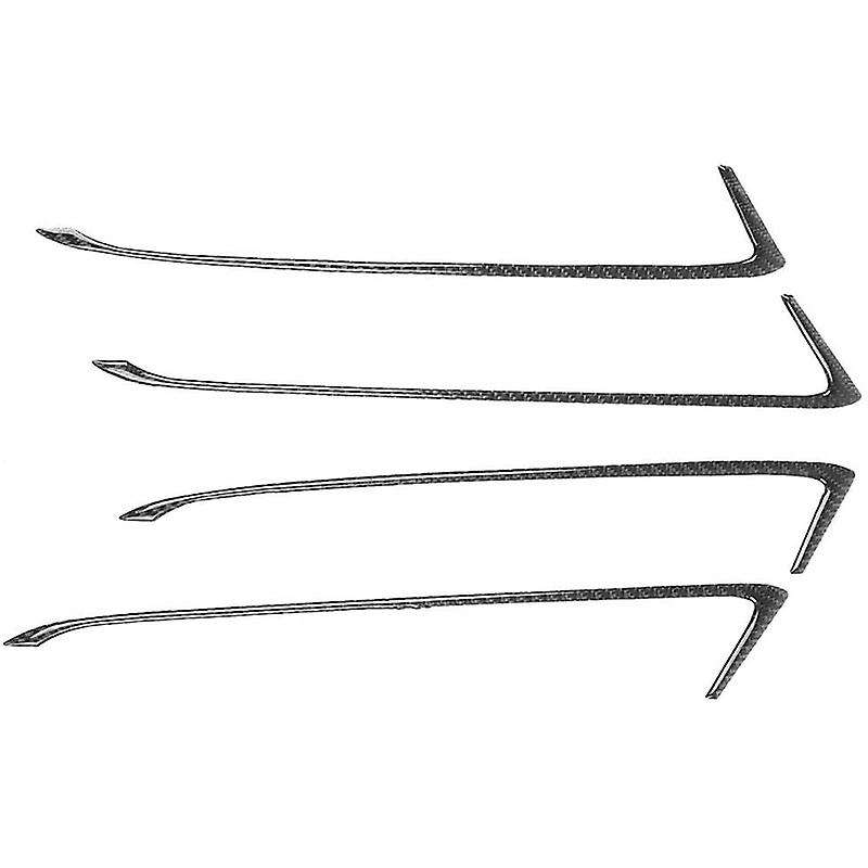 Carbon Fiber Interior Door Handle Trim Strip Cover Sticker for FIT JAZZ GK5 2014-2018 Accessories