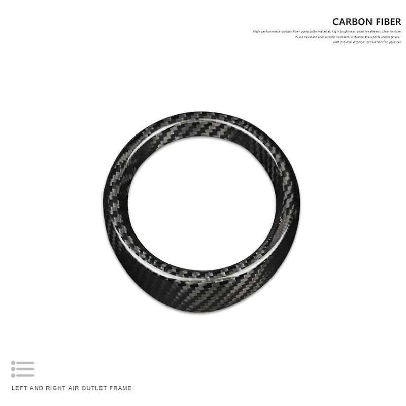 Carbon Fiber Interior Trim Car Left Side Frame Sticker for 2016+