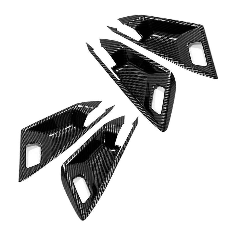 Carbon Fiber Interior Mouldings Inner Door Handle Bowl Panel Cover Trim for  A3 8Y 2021