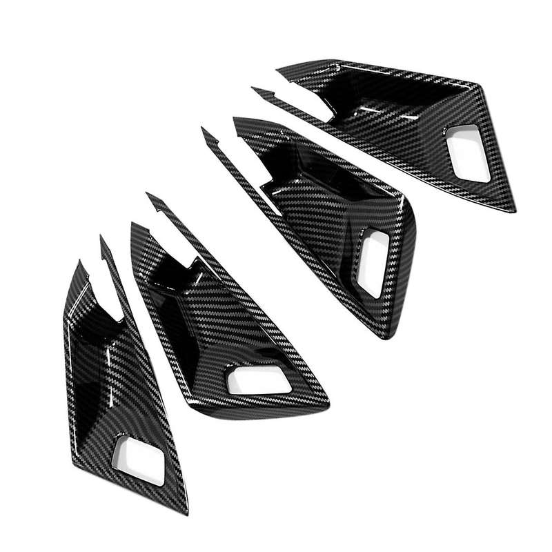 Carbon Fiber Interior Mouldings Inner Door Handle Bowl Panel Cover Trim for  A3 8Y 2021
