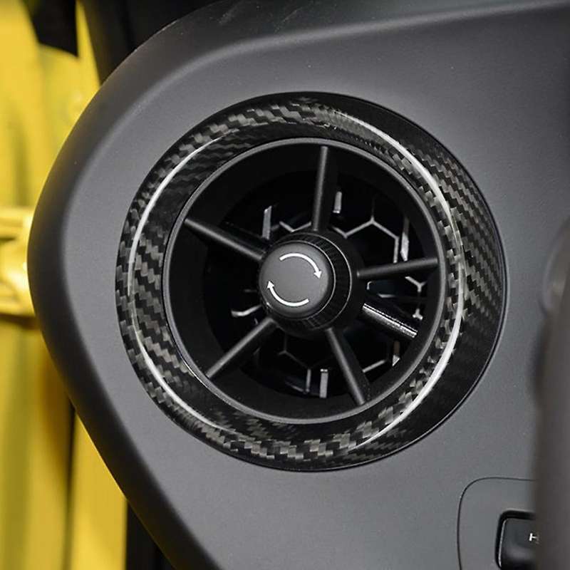 Carbon Fiber Interior Trim Car Right Side Frame Sticker for 2016-2021