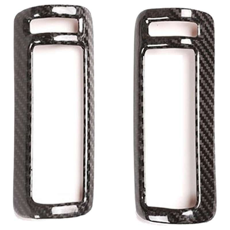 Carbon Fiber Middle Column Air Outlet Frame Trim Stickers for 2018-2019