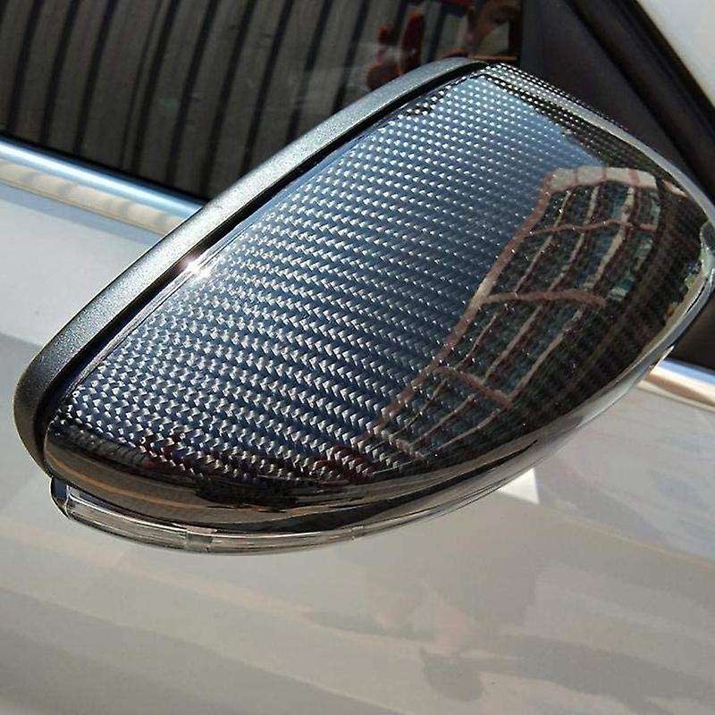 Carbon Fiber Mirror Cover for 2012-2018 Car Exterior Rear View Mirror Cover Trim for CC,Left Side