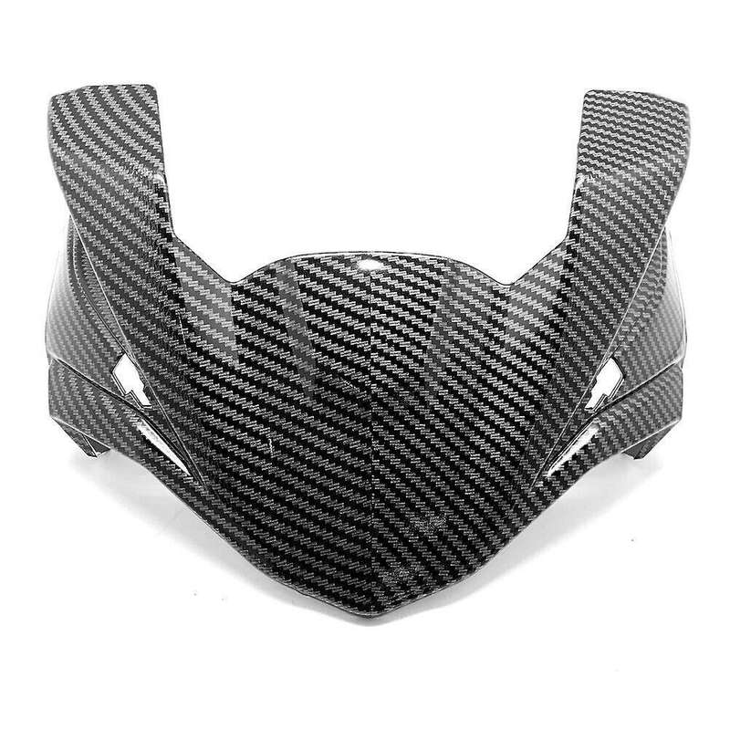 Carbon Fiber Motorcycle Front Headlight Head Cowl Nose Fairing for Z650 2017-2019 Accessories