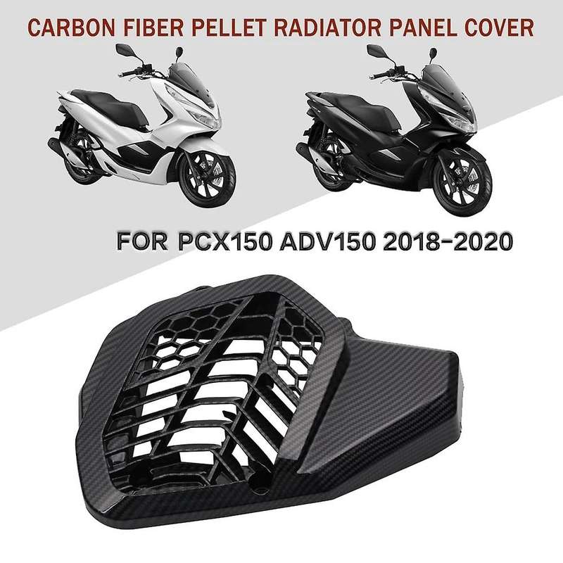 Carbon Fiber Motorcycle Radiator Cover Side Grille Guard Protector Cover for PCX150 ADV150 2018 2019
