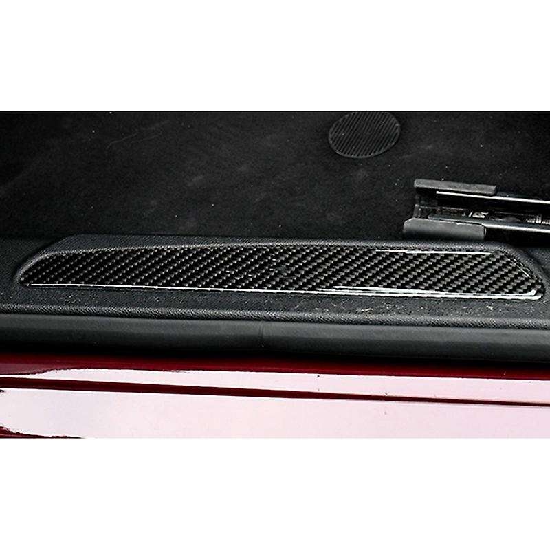Carbon Fiber New Interior Stickers Door Sill Guards Plate Trim Decor for 2017-2018 Chromium Styling