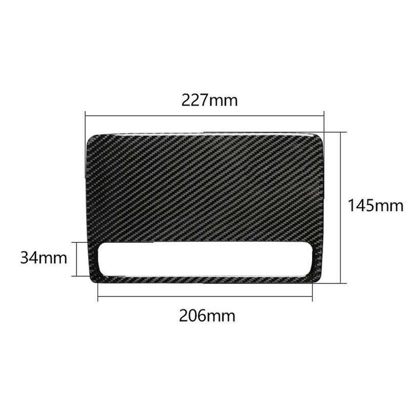 Carbon Fiber Navigation Screen Panel Trim for - A3 8V S3 2014-2019