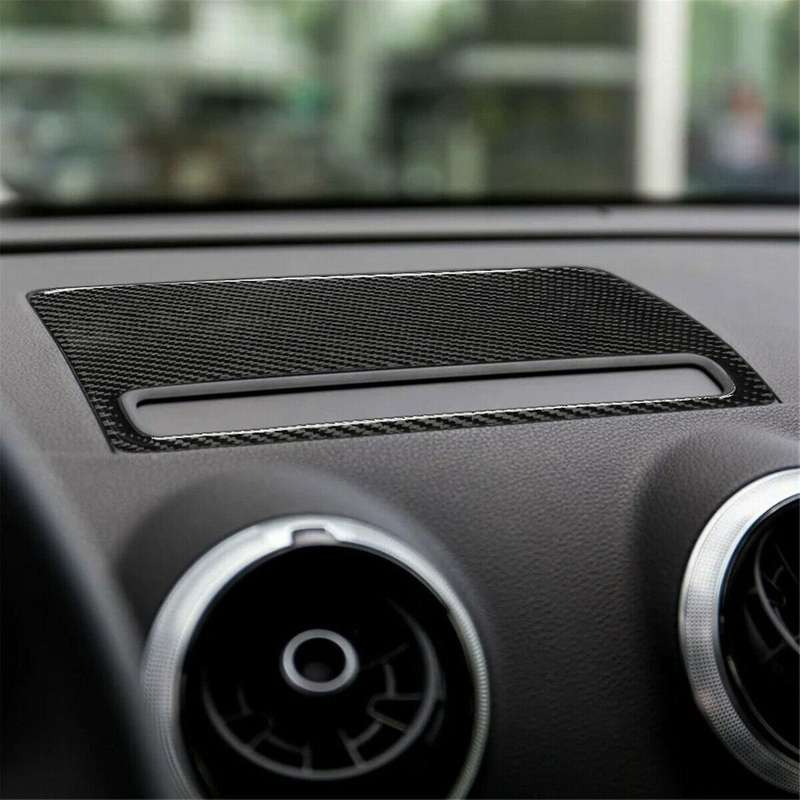 Carbon Fiber Navigation Screen Panel Trim for - A3 8V S3 2014-2019