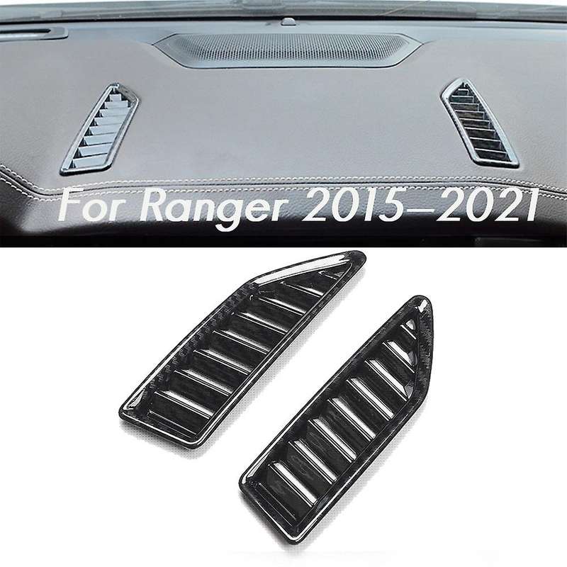 Carbon Fiber Outlet Vent On The Dashboard Frame Cover Trim for / Everest 2015-2021 Accessories