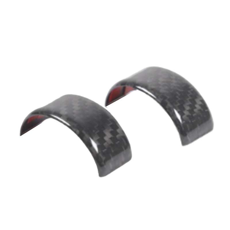 Carbon Fiber Pattern Car Steering Wheel Ring Trim Cover Sticker for C8 2020-2023 Car Interior Access
