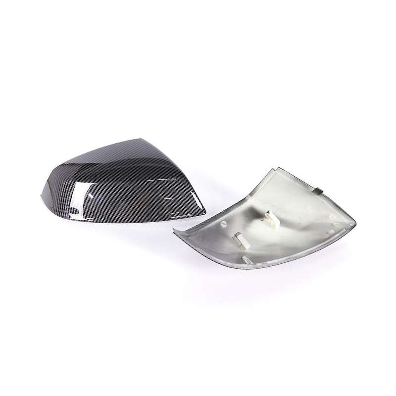 Carbon Fiber Pattern Car Side Door Rearview Mirror Cover Trim for Q5 Q5l 2016-2023