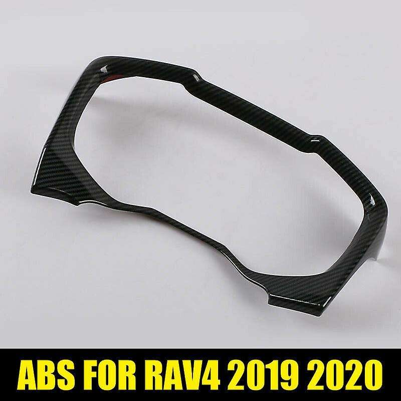 Carbon Fiber Pattern Dashboard Decorative Dash Panel Frame Trim Cover for 2019 2020( Left Rudder)