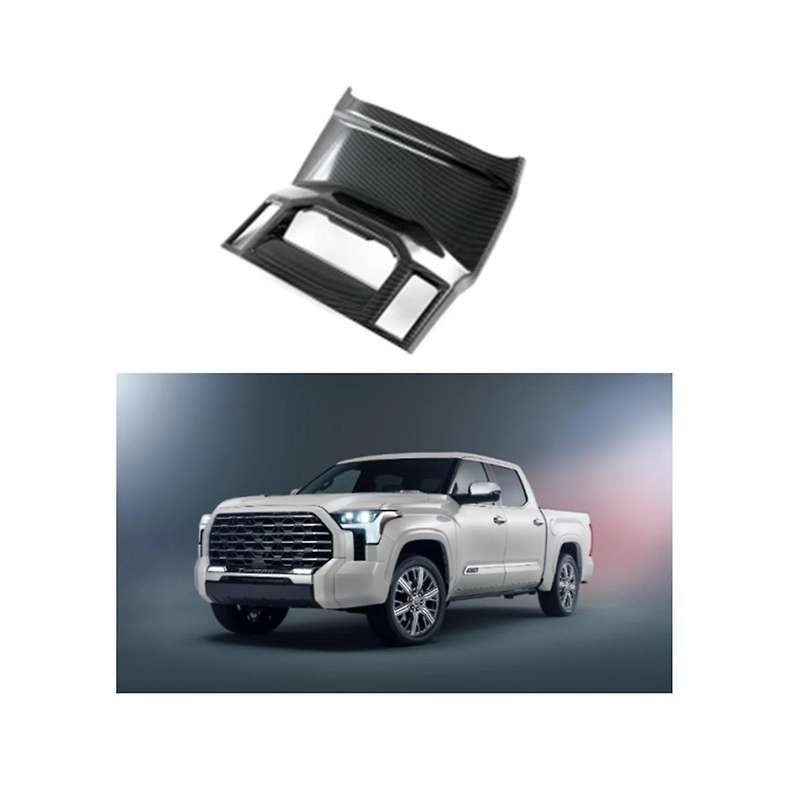 Carbon Fiber Rear Air Conditioning Outlet Decorative Frame Sticker for 2022-2023 Car Interior Acces