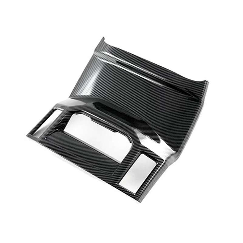 Carbon Fiber Rear Air Conditioning Outlet Decorative Frame Sticker for 2022-2023 Car Interior Acces