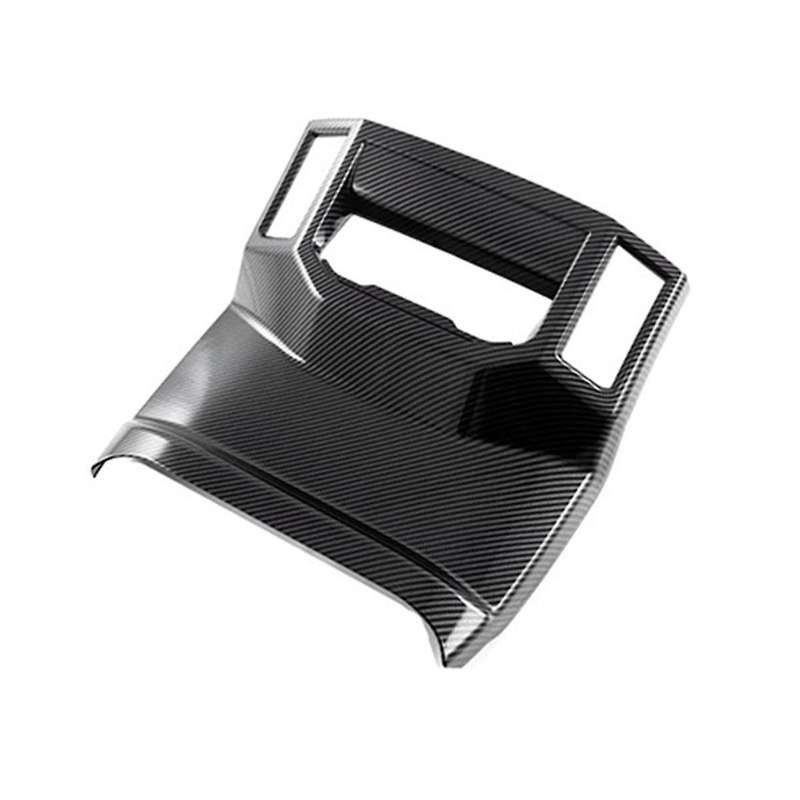 Carbon Fiber Rear Air Conditioning Outlet Decorative Frame Sticker for 2022-2023 Car Interior Acces