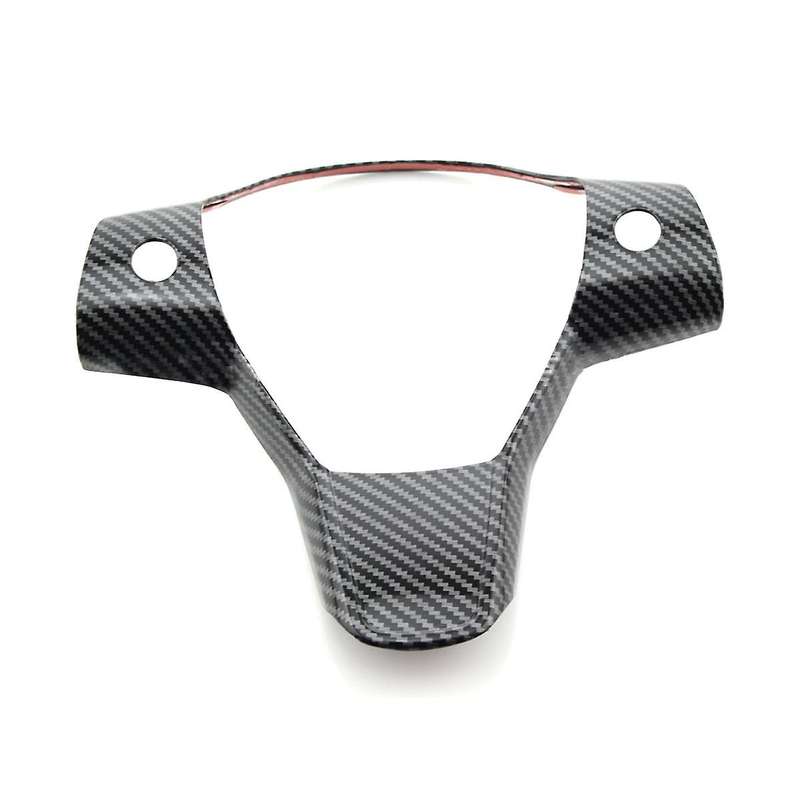 Carbon Fiber Pattern Steering Wheel Trim Sticker Steering Wheel Frame for Model Y