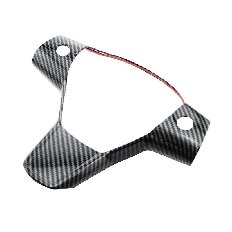 Carbon Fiber Pattern Steering Wheel Trim Sticker Steering Wheel Frame for Model Y