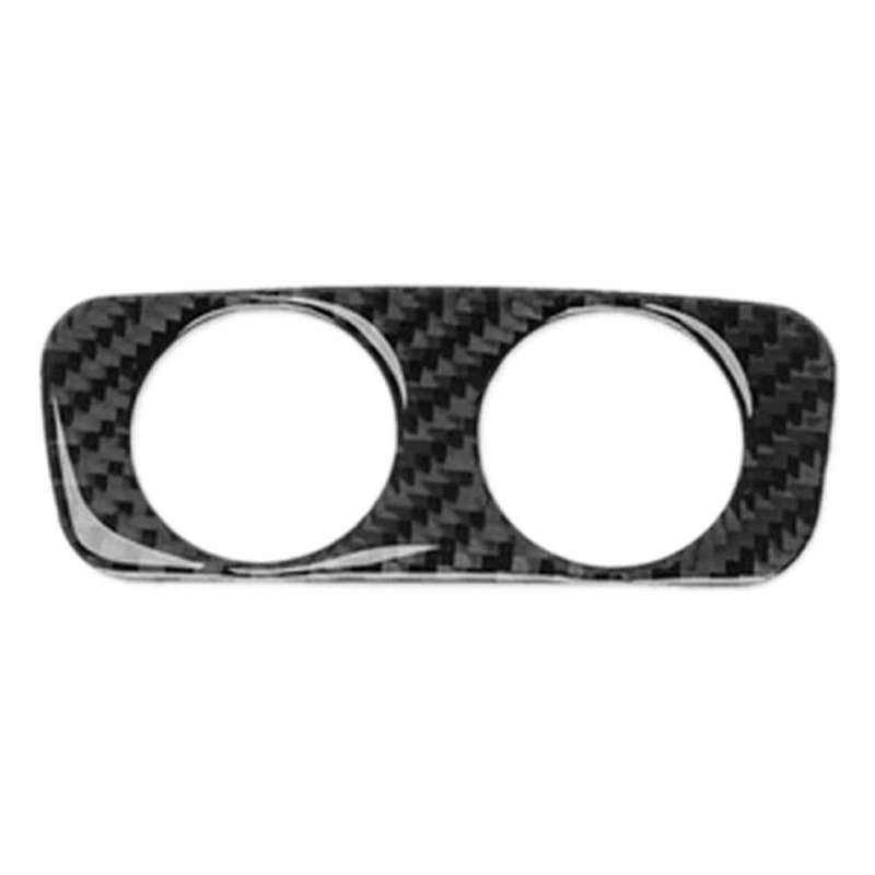 Carbon Fiber Rear Air Outlet Seat Armrest Box Charge Plug Decorative Cover Interior Sticker for 2018