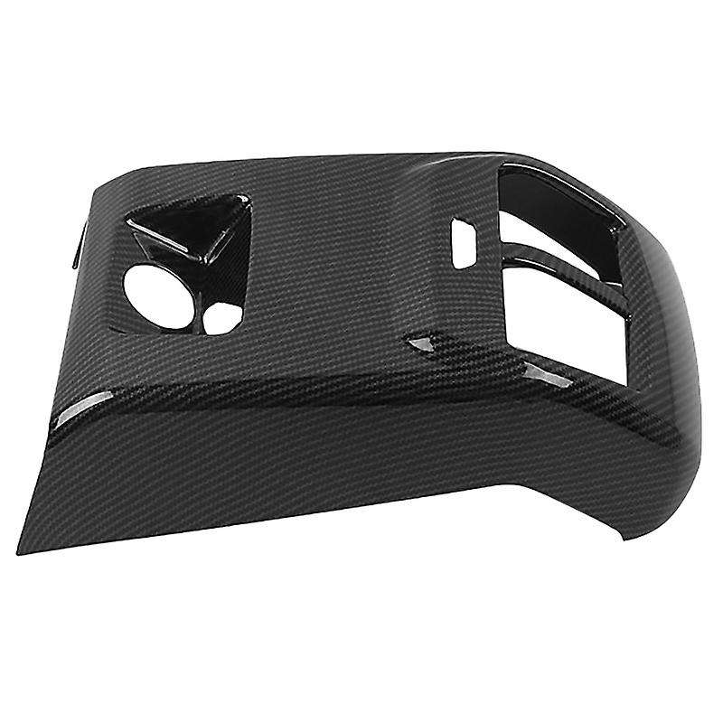 Carbon Fiber Rear Armrest Air Conditioner Vent Outlet Frame Cover Trim for Focus 2019-2020 MK4