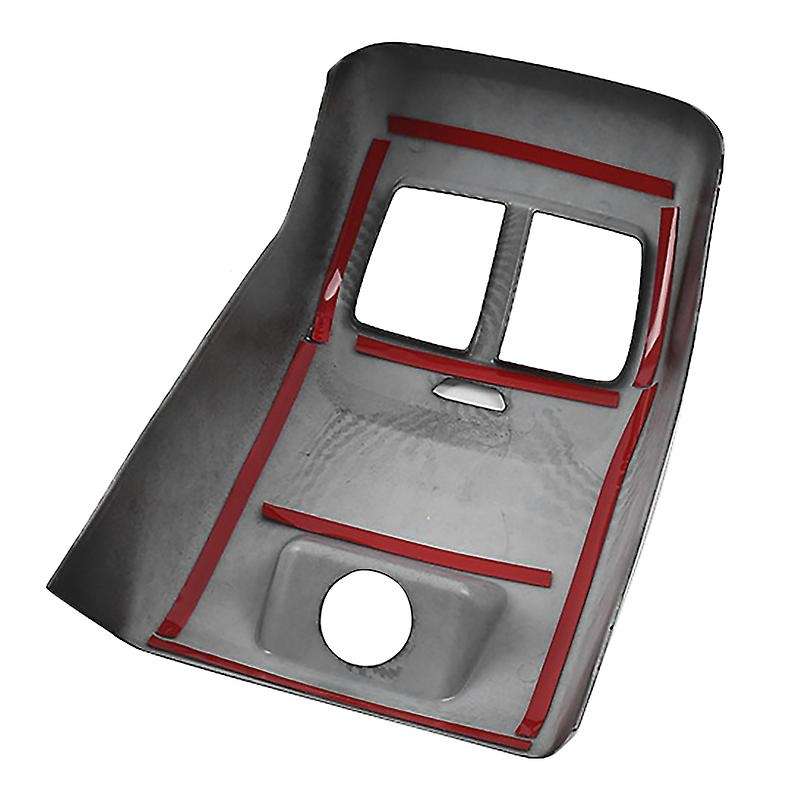 Carbon Fiber Rear Armrest Air Conditioner Vent Outlet Frame Cover Trim for Focus 2019-2020 MK4